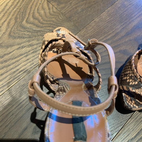 Authentic Bally Python Strappy Heels - Picture 8 of 11